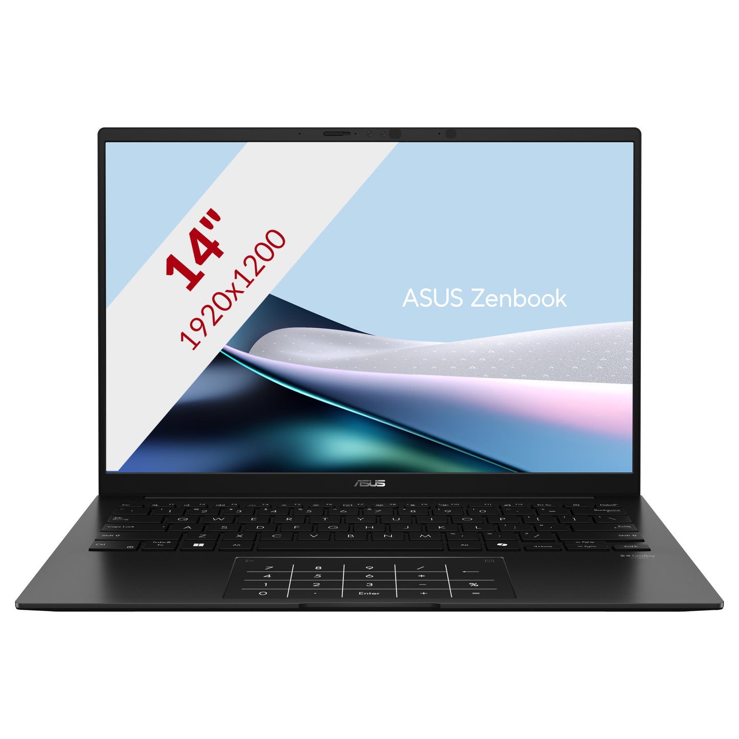 ASUS zenbook 14 um3406ga-qd031w 14 copilot+ laptop (zwart | ryzen ai 7 445 | radeon 840m | 32 gb | 1 tb ssd)