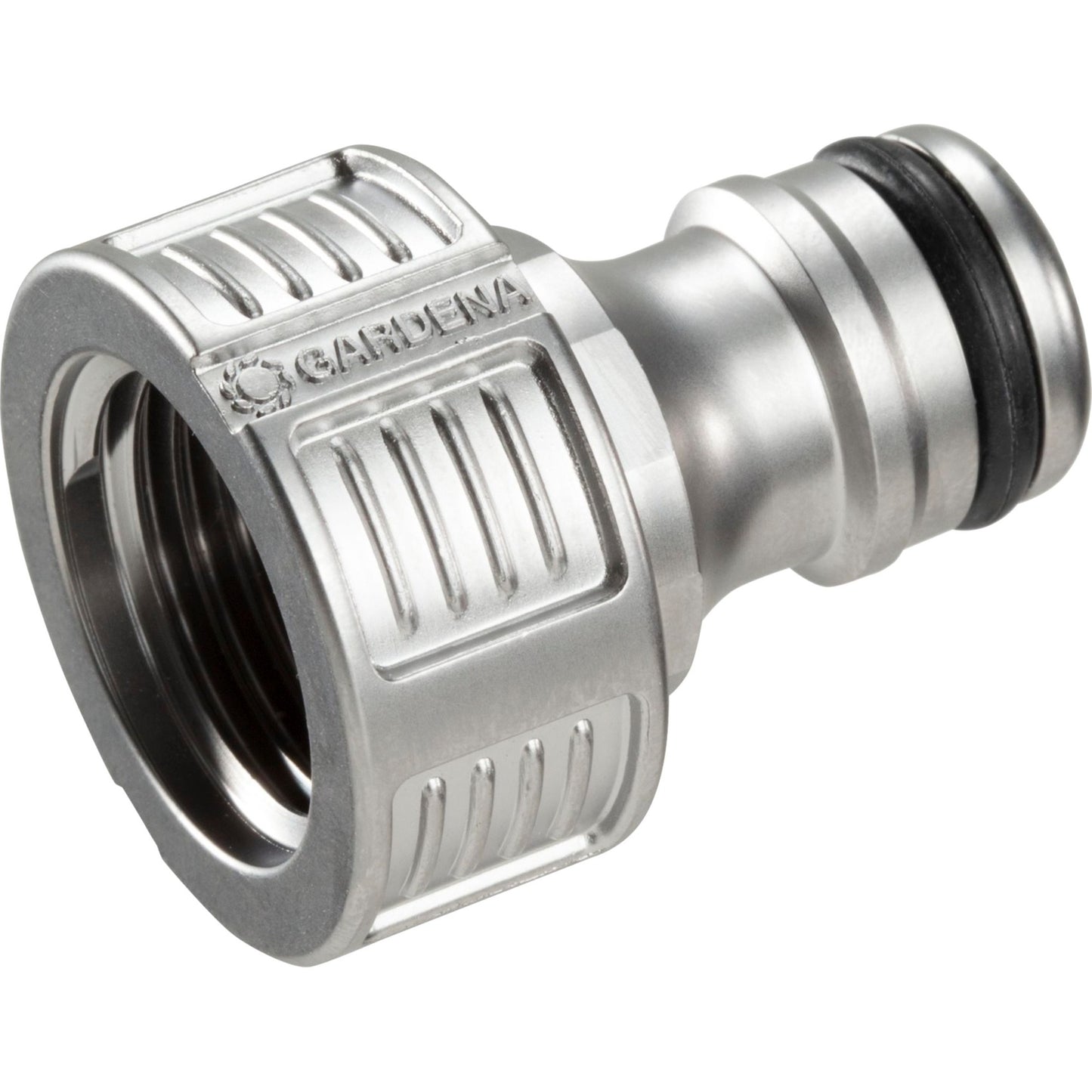 GARDENA premium kraanstuk 21 mm (g 1 2 ) (zilver, 18240-50)