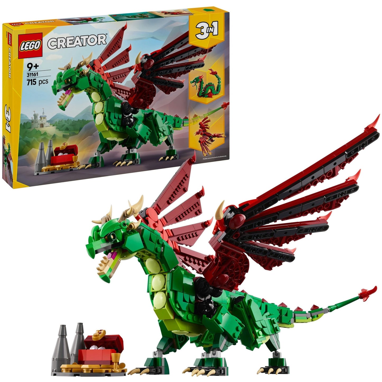 LEGO creator 31161 middeleeuwse draak