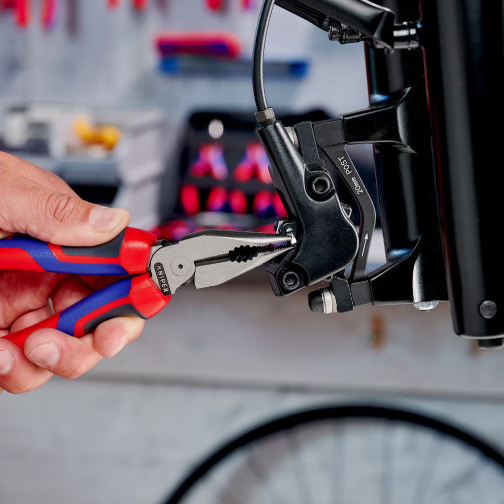 KNIPEX spitse kombitang combinatietang (rood blauw)