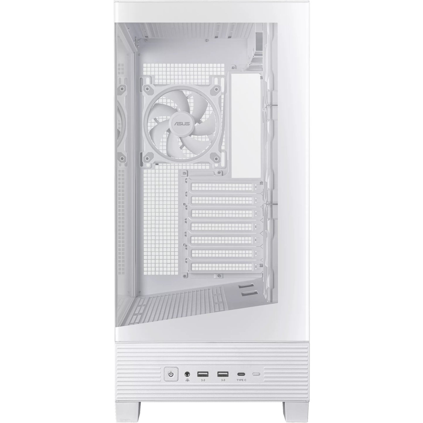 ASUS a31 plus midi tower behuizing (wit | 2x usb-a | 2x usb-c | tempered glass)