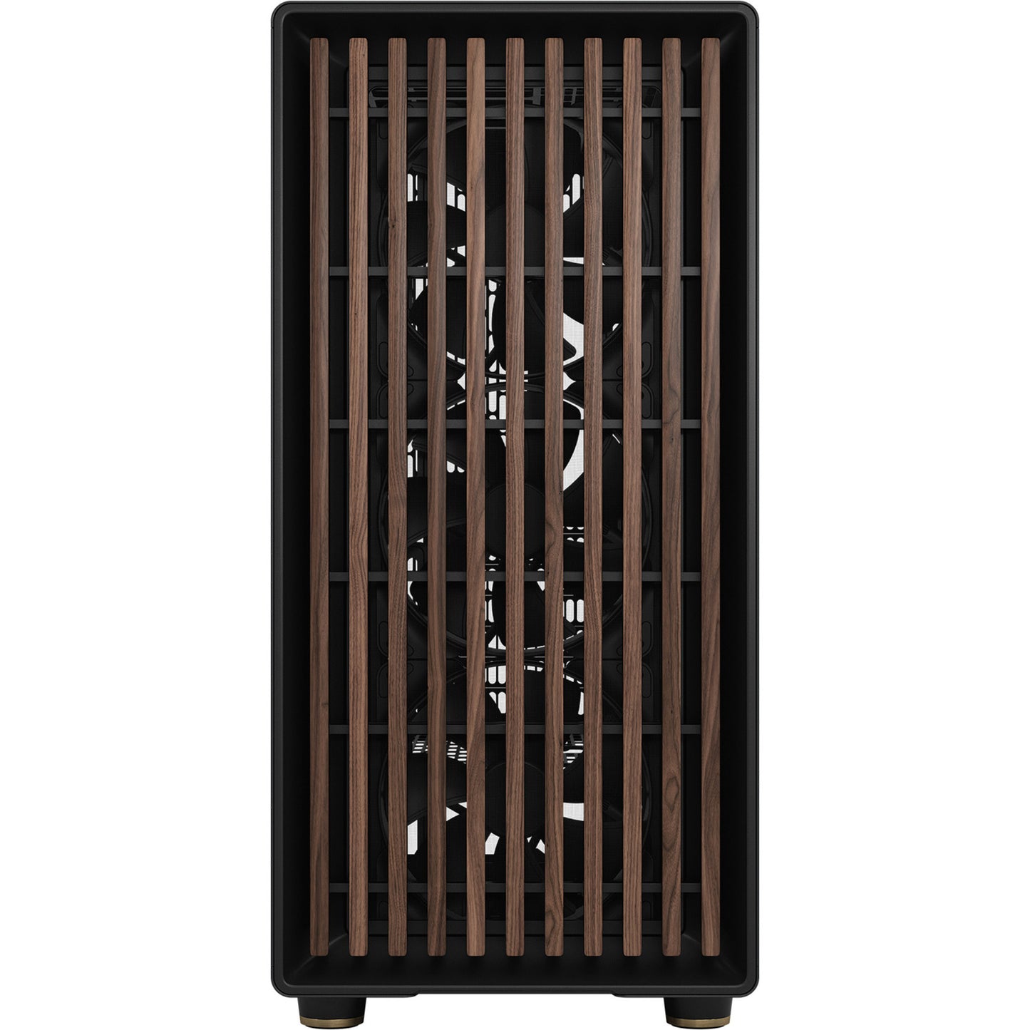Fractal Design north xl rc charcoal black tg dark midi tower behuizing (zwart houtkleur | 2x usb-a | 1x usb-c | tempered glass)