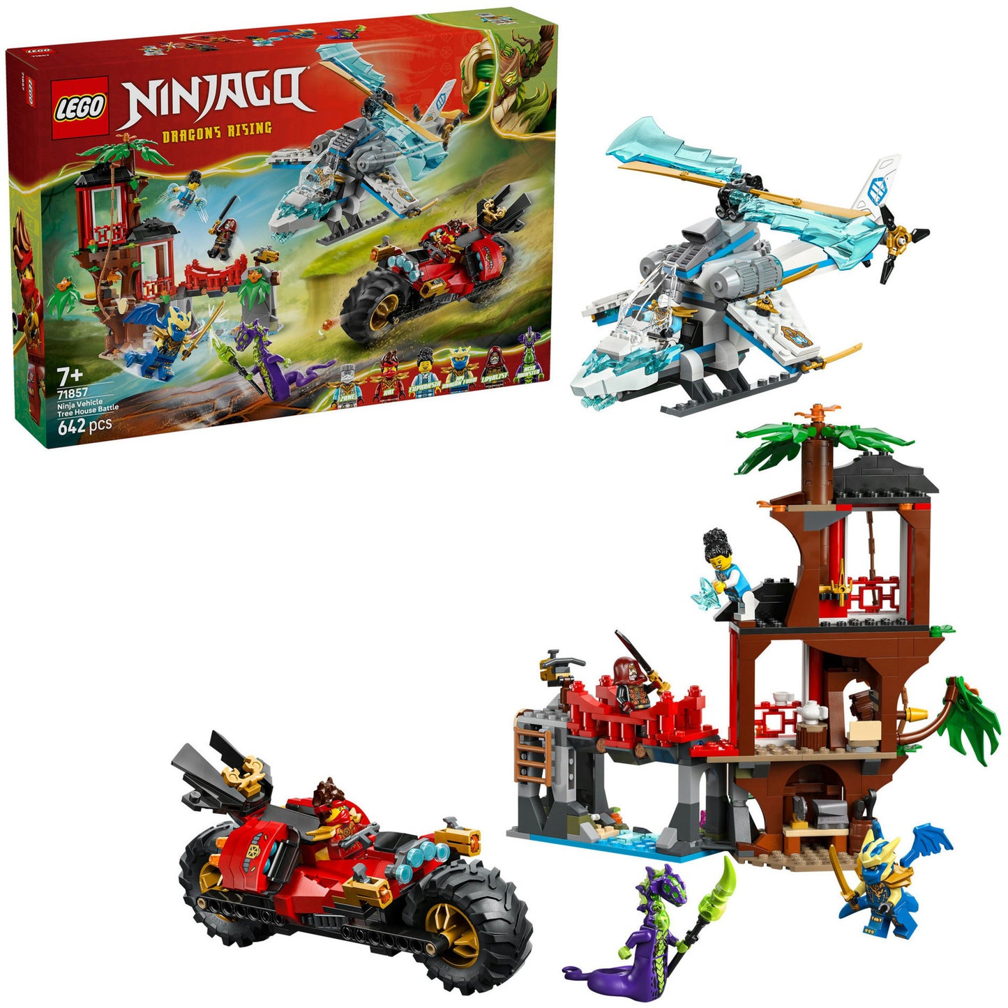 LEGO ninjago - ninjavoertuigen bij de boomhut constructiespeelgoed (71857)