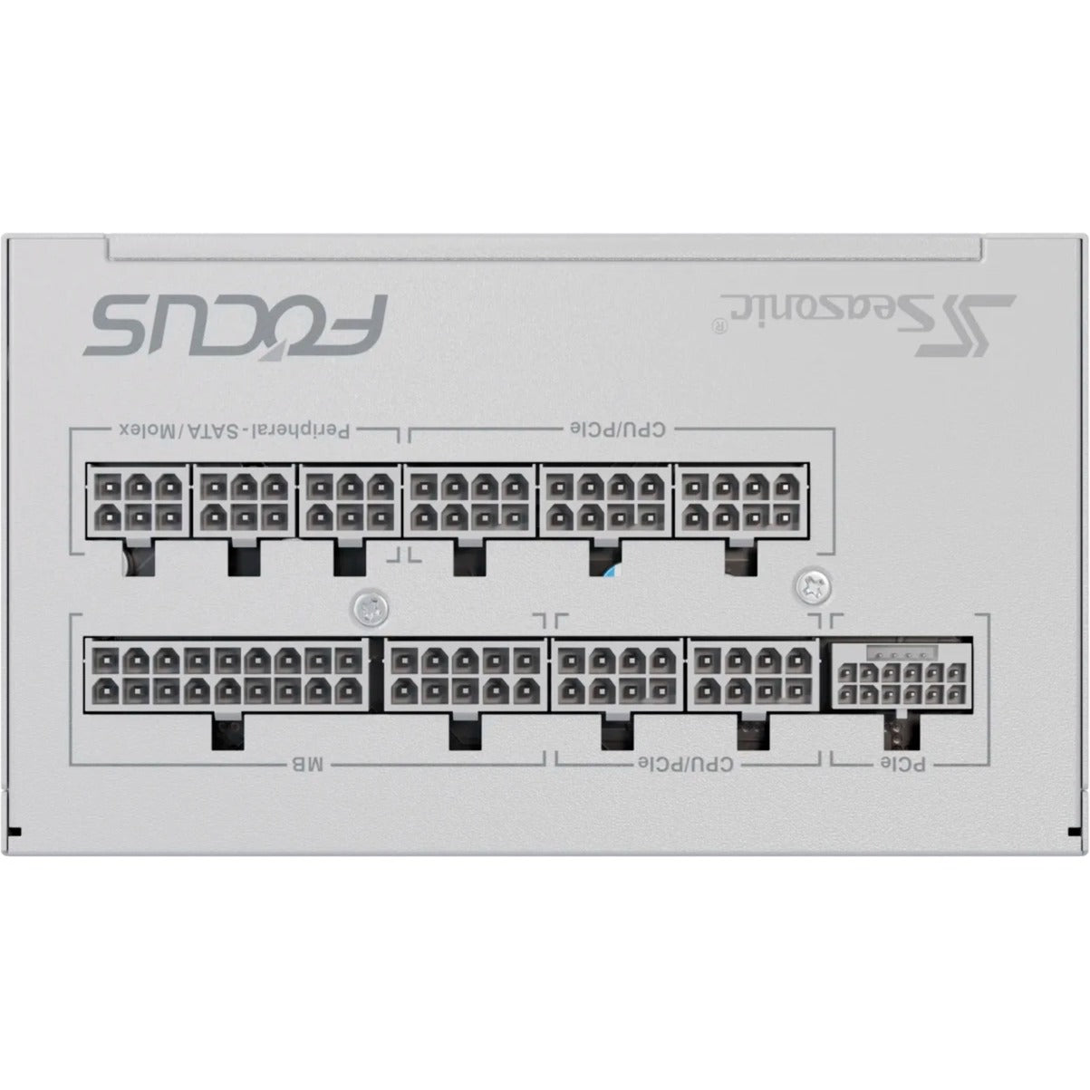 Seasonic focus-gx-850-v4 atx3.0 modulaire 850 watt voeding (wit, 1x 12vhpwr, 3x pcie)