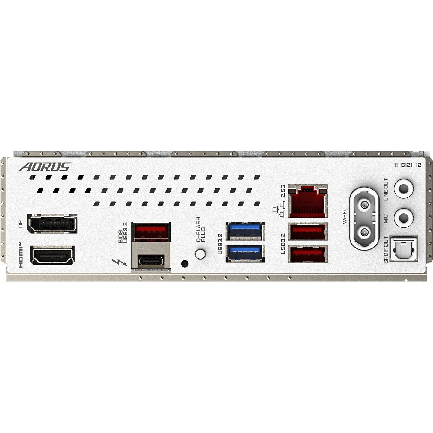 GIGABYTE b860i aorus pro ice socket 1851 moederbord (zilver, raid, 2.5gb-lan, wi-fi 7, bt, sound, mini-itx)