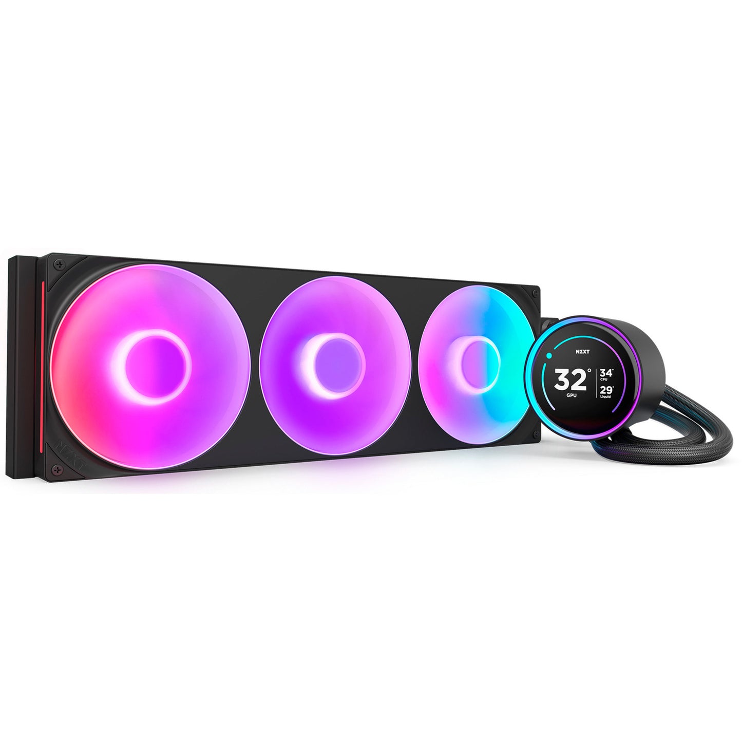 NZXT kraken elite 420 rgb waterkoeling (zwart)