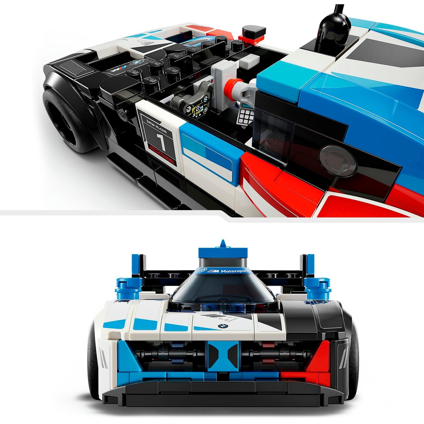 LEGO speed champions - bmw m4 gt3 bmw m hybrid v8 racewagens constructiespeelgoed (76922)