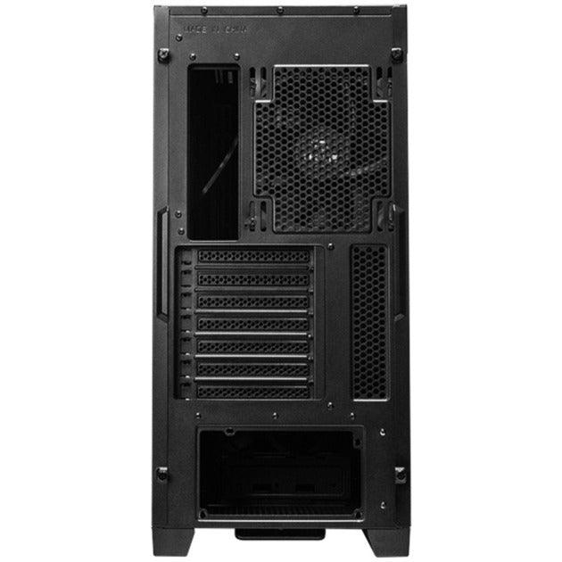 Chieftec apex q midi tower behuizing (zwart | 2x usb-a | 1x usb-c)