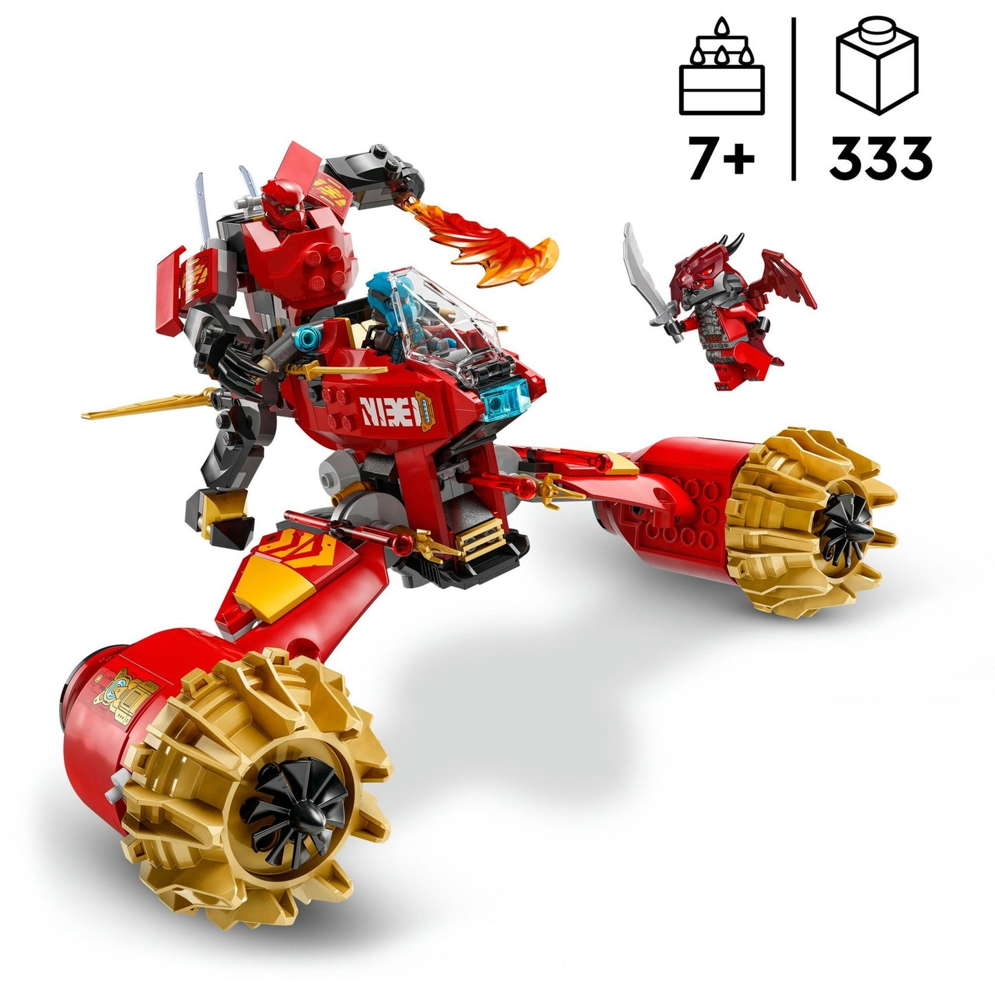 LEGO ninjago 71830 kai's mechastormvoertuig