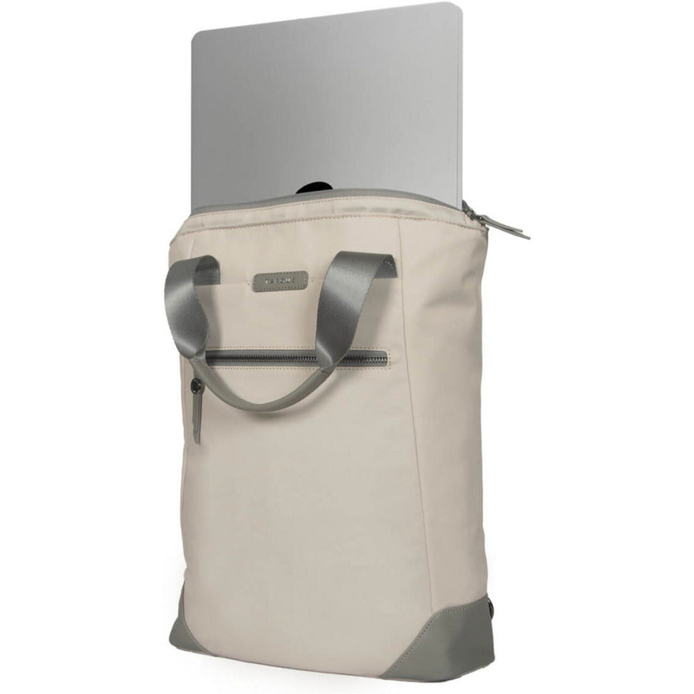 Targus ávila convertible 2-in-1 rugzak + tas 15-16 laptoptas (beige)