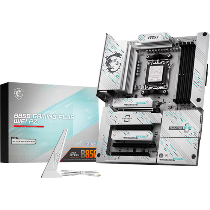 MSI b850 gaming plus wifi pz socket am5 moederbord (raid, 5g lan, wi-fi 7, bluetooth 5.4, sound, atx)