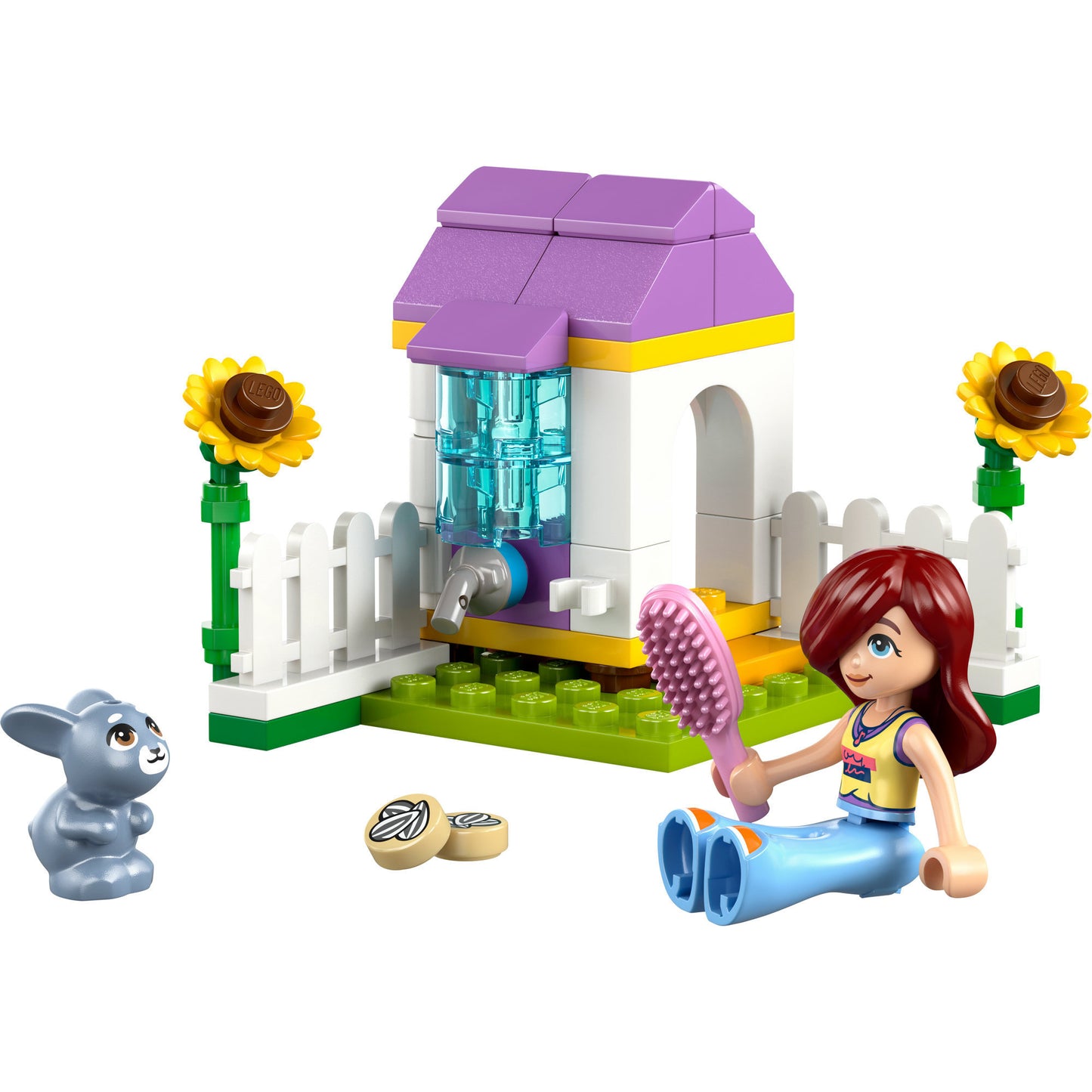 LEGO friends 30722 konijnenhok in de tuin