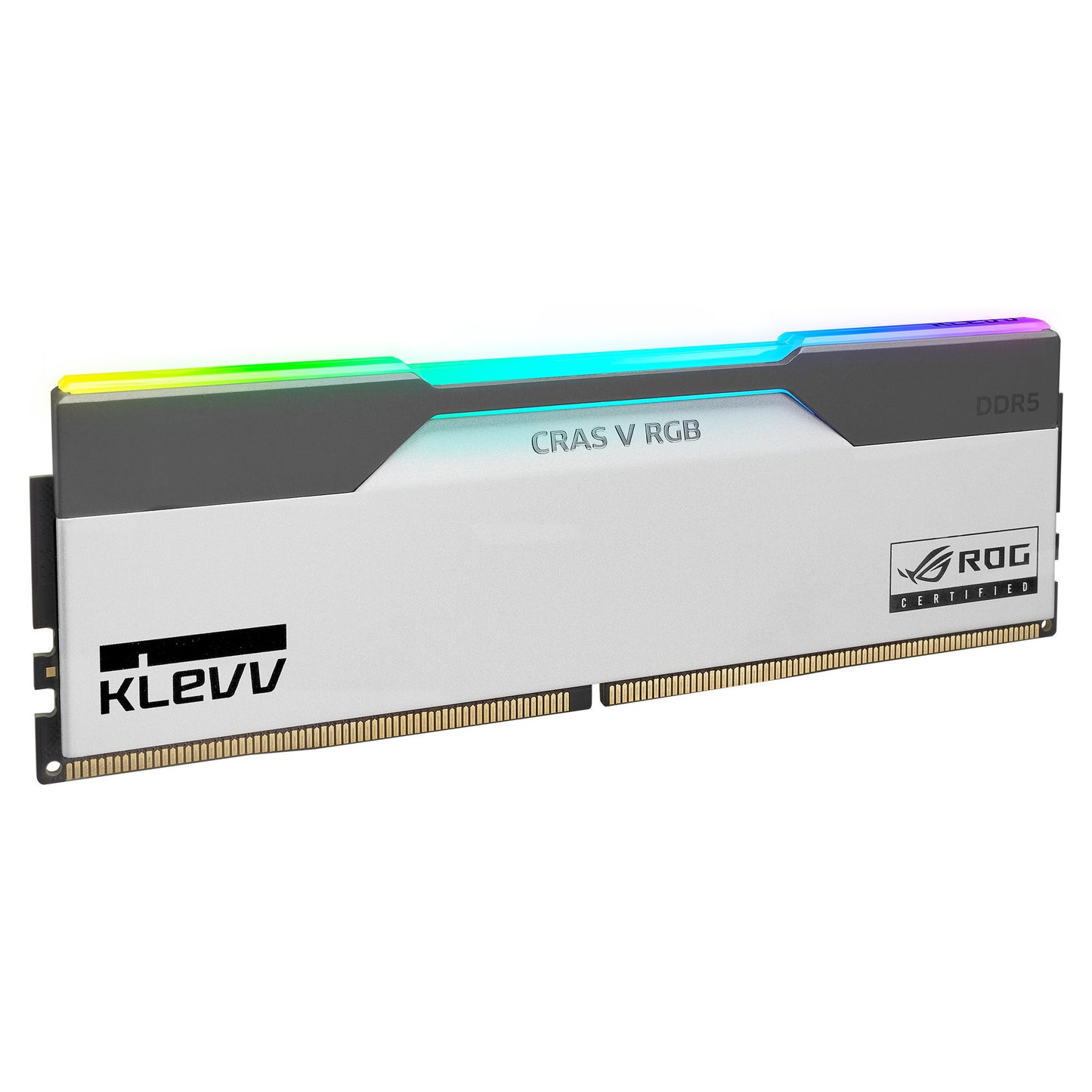 KLEVV cras v rgb rog 32 gb ddr5-6200 (2x 16 gb) werkgeheugen (wit, kd5agua80-62b320p, xmp, expo)