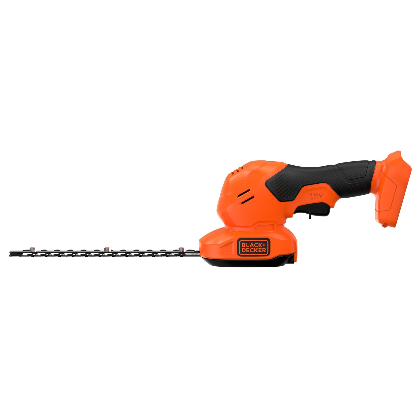 BLACK+DECKER bcss18b-xj 18v gras- en struikschaar (zonder accu) (oranje zwart, accu en oplader niet inbegrepen)
