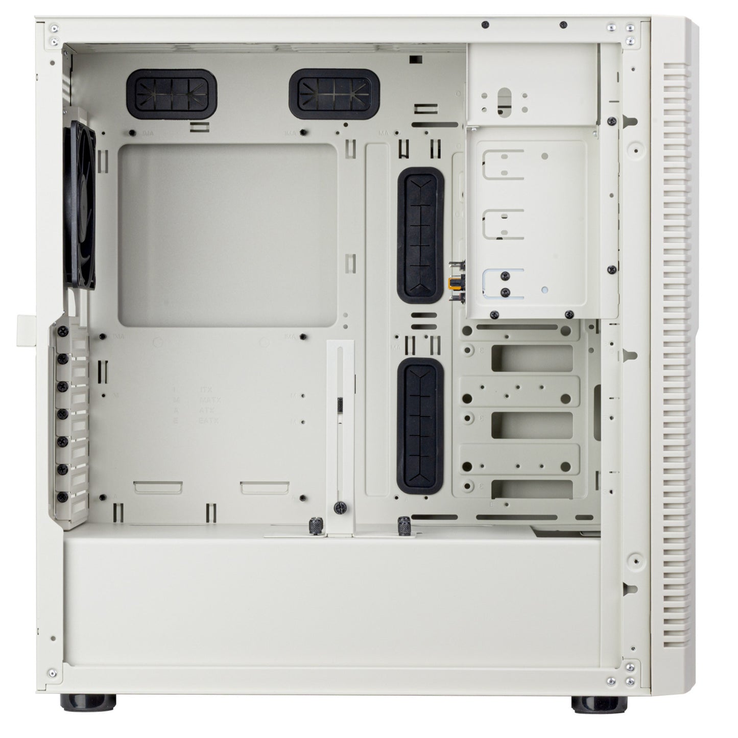 SilverStone flp02 midi tower behuizing (wit | 2x usb-a | 1x usb-c)