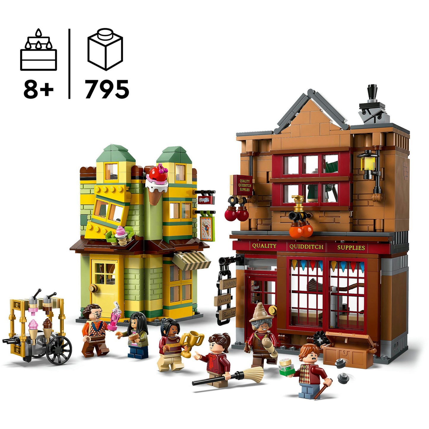 LEGO harry potter - zwik zwachtels zwerkbalpaleis en ijssalon constructiespeelgoed (76452)
