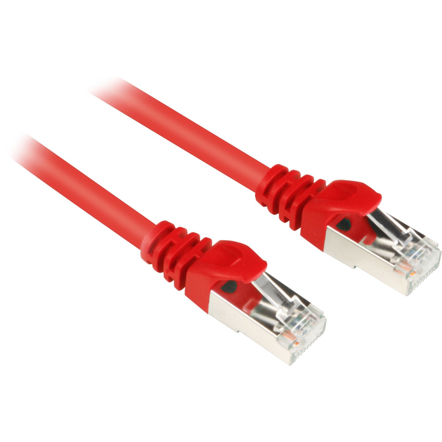 Sharkoon patchkabel sftp, rj-45 met cat.6 (rood, 2 meter)