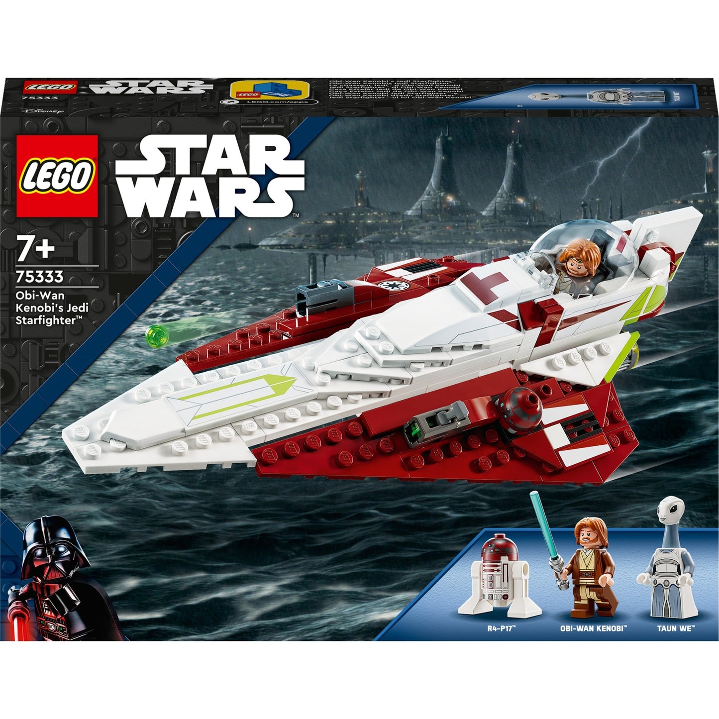 LEGO star wars - de jedi starfighter van obi-wan kenobi constructiespeelgoed (75333)