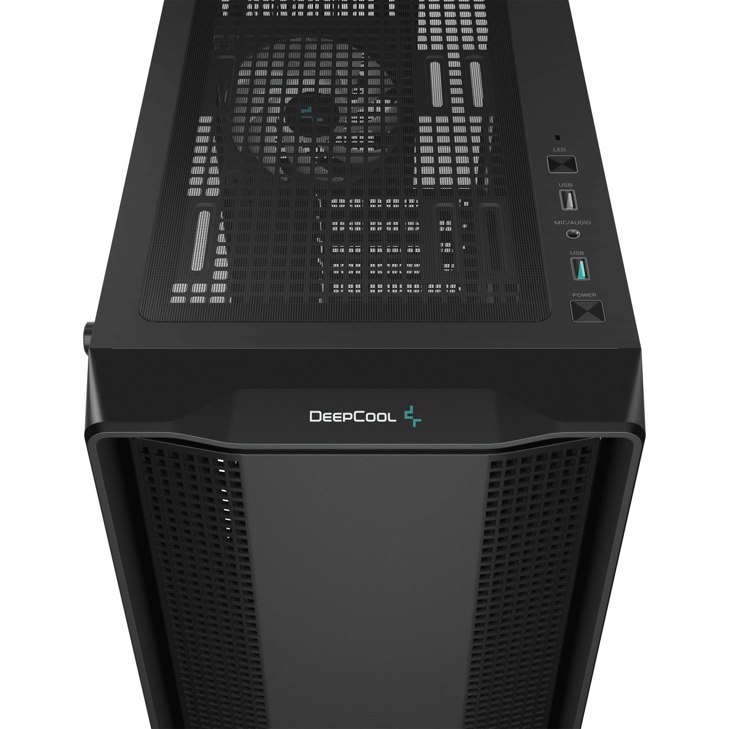 DeepCool cc560 v2 midi tower behuizing (zwart | 2x usb-a | tempered glass)