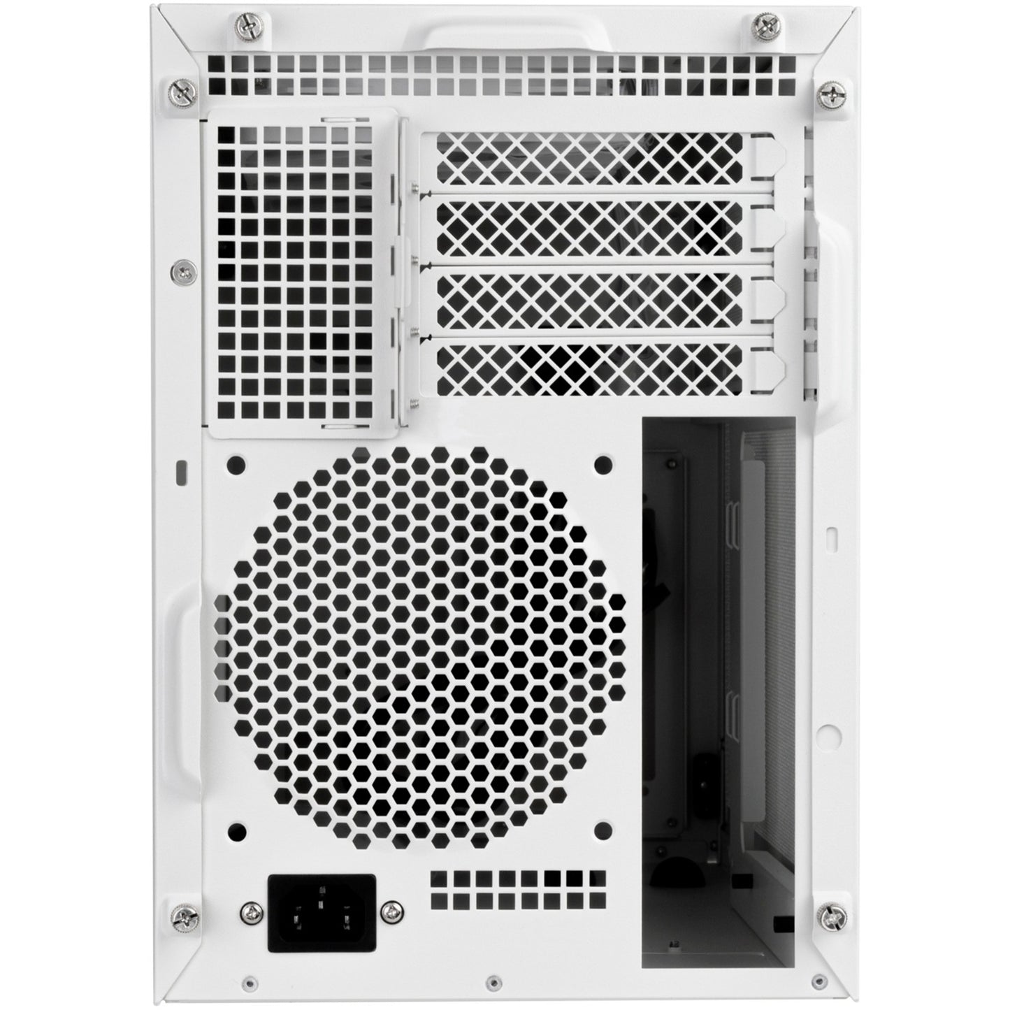 SilverStone sugo 17 mini tower behuizing (wit | 2x usb-a | 1x usb-c)