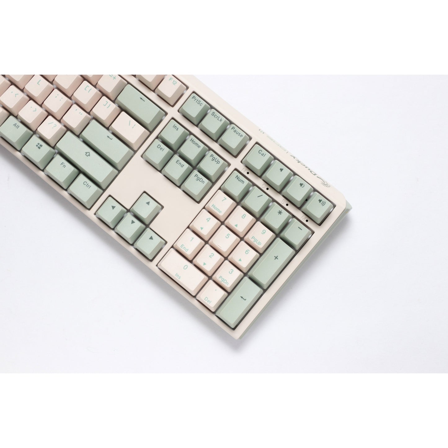 Ducky one 3 matcha mechanisch toetsenbord (crème, us lay-out (qwerty), cherry mx brown, 100%, pbt double shot, hot swap)