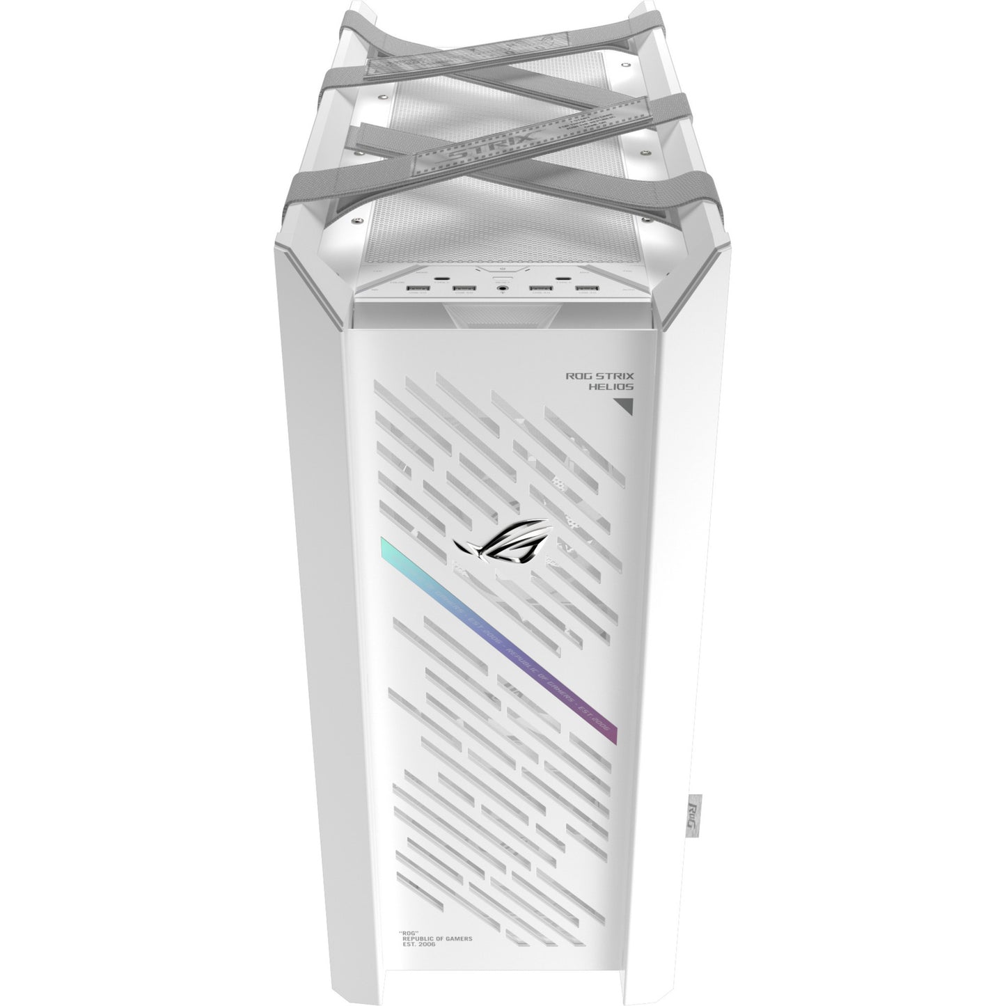 ASUS rog strix helios ii gx601s midi tower behuizing (wit | 4x usb-a | 2x usb-c | rgb | tempered glass)