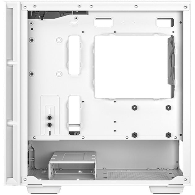 DeepCool ch360 mini tower behuizing (wit | 1x usb-a | 1x usb-c | rgb | window)