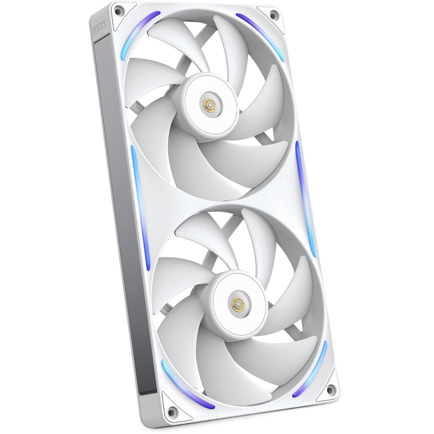 NZXT performance fan f280x rgb case fans (wit, 2 stuks, 280 x 140 x 30 mm, pwm)