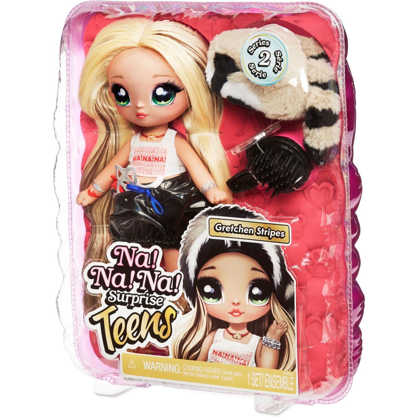 MGA Entertainment na! na! na! surprise teens - gretchen stripes pop