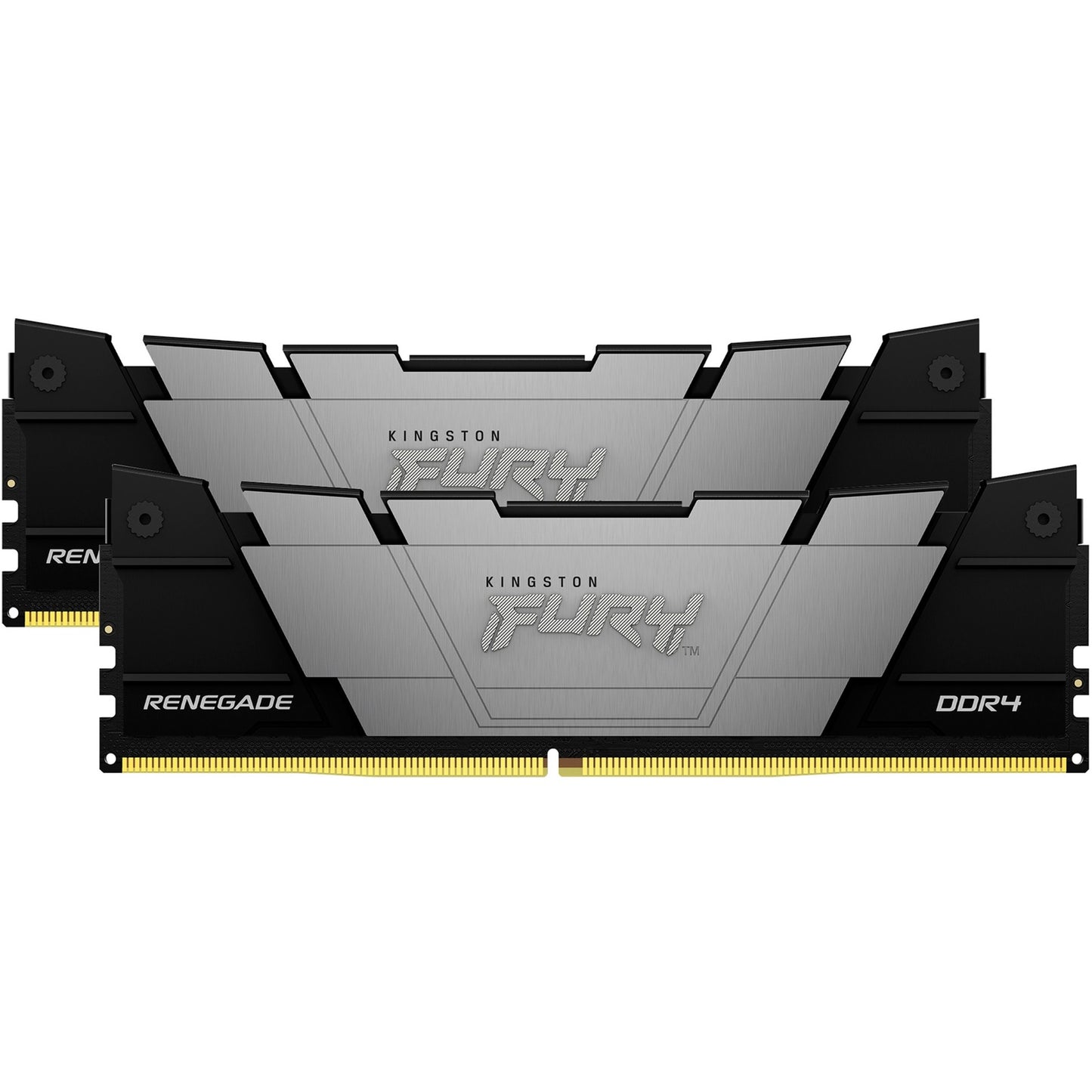 Kingston FURY renegade 32 gb ddr4-3600 (2x 16 gb) werkgeheugen (zwart, kf436c16rb12k2 32, xmp 2.0)
