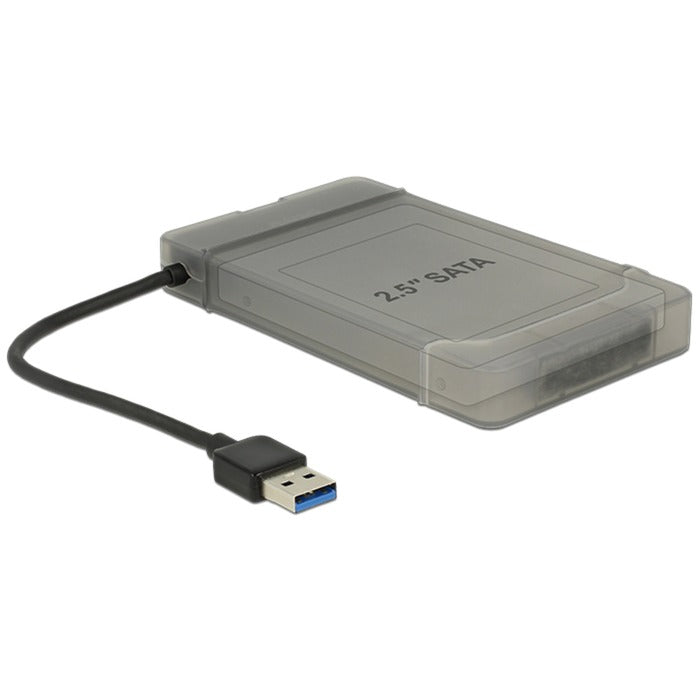DeLOCK usb-a 3.2 converter > sata 22-pin stekker (zwart, 0,15 meter)