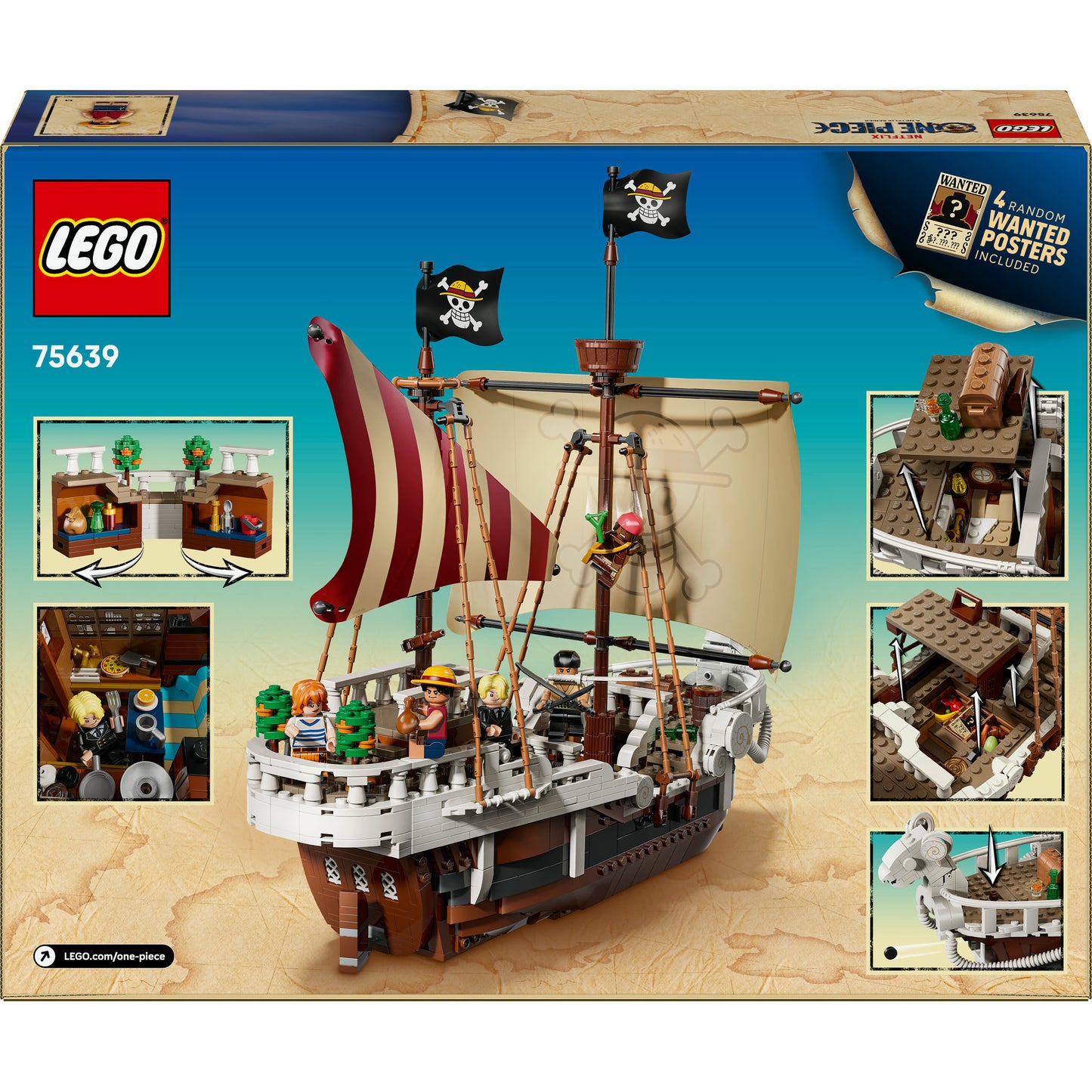 LEGO one piece 75639 het piratenschip going merry