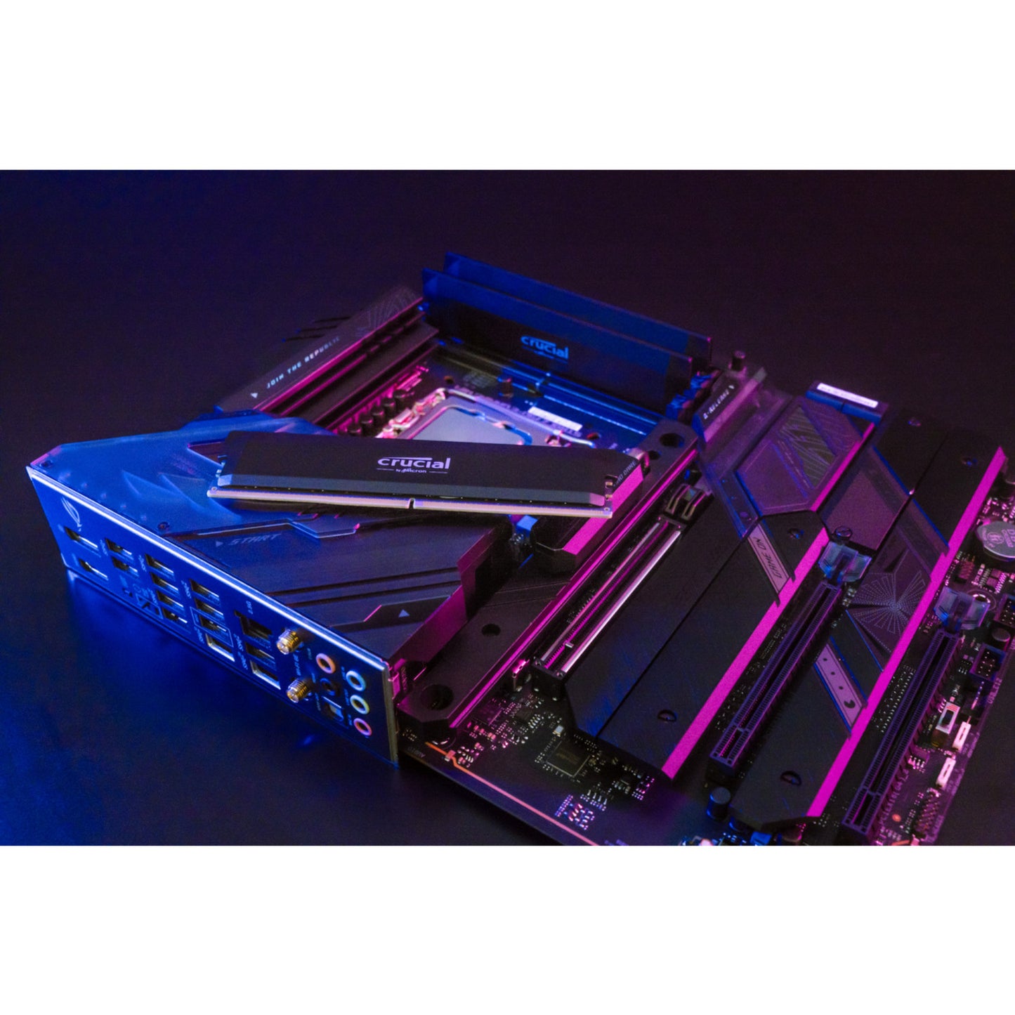 Crucial pro oc 32 gb ddr5-6000 (2x 16 gb) werkgeheugen (zwart, cp2k16g60c36u5b, xmp 3.0, expo)