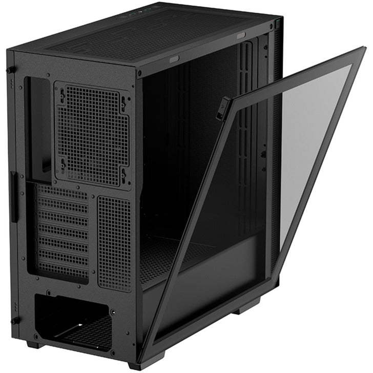 DeepCool ch510 midi tower behuizing (zwart | 2x usb-a | tempered glass)