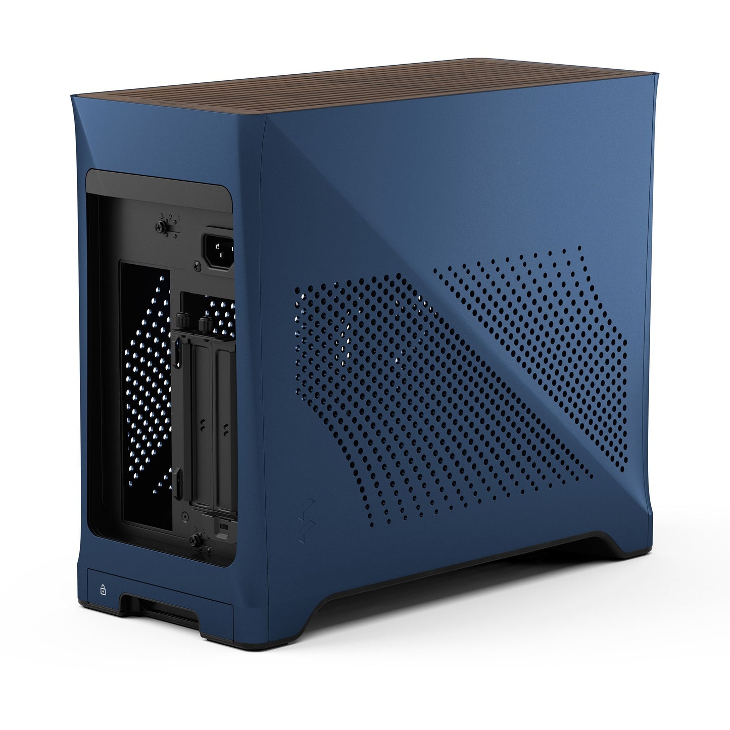Fractal Design era 2 midnight blue mini tower behuizing (donkerblauw | 2x usb-a | 1x usb-c)