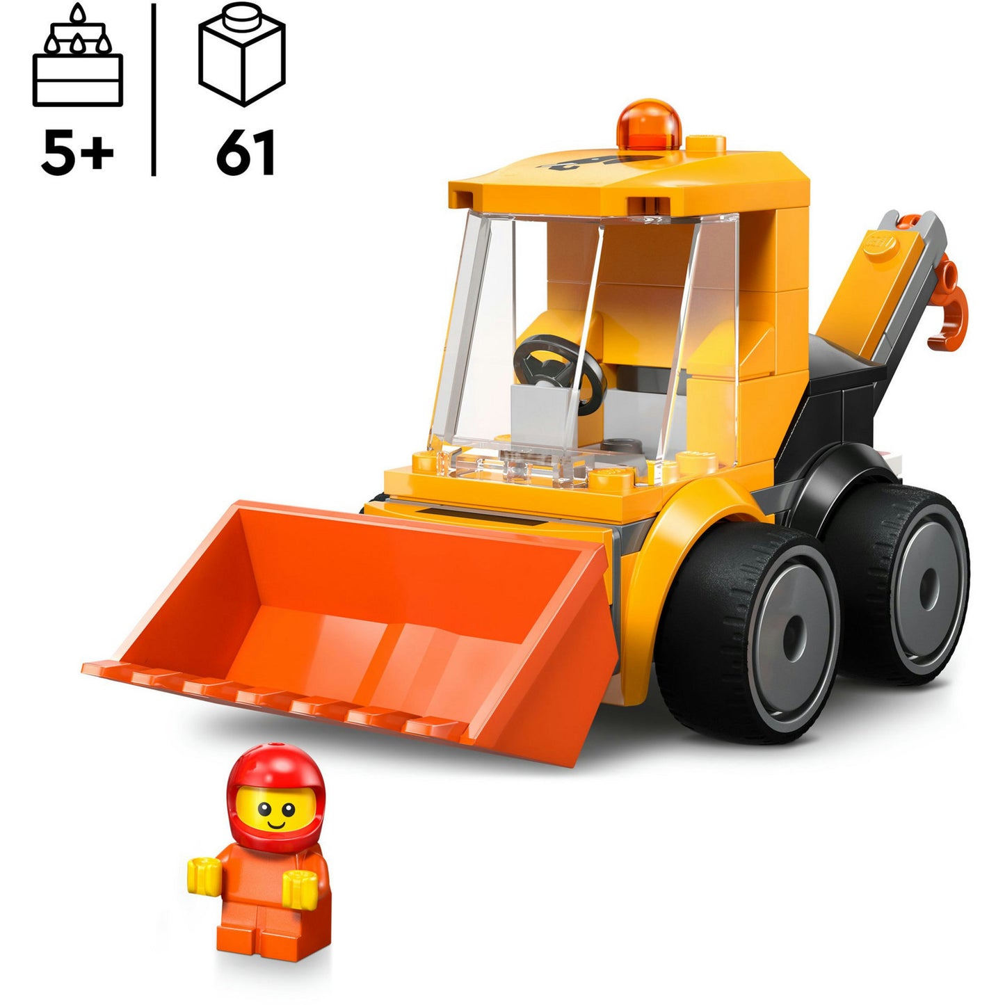 LEGO city 60483 voertuigen bouwlader