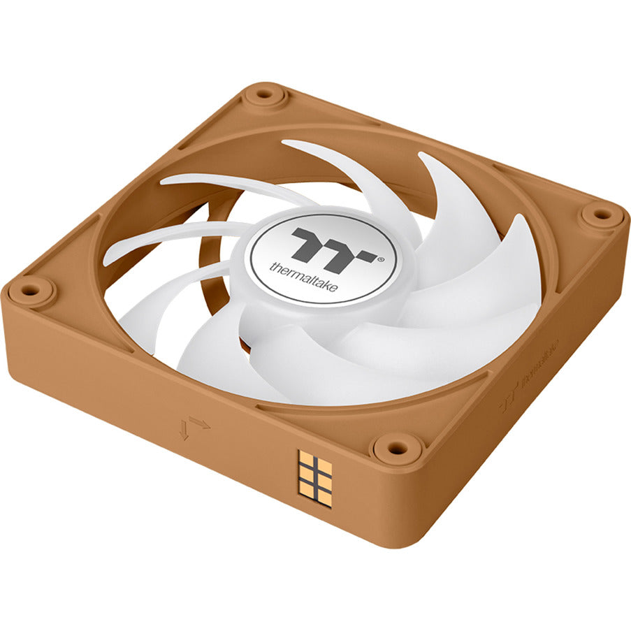 Thermaltake ct120 ex argb sync pc cooling fan gravel sand (3-fan pack) case fans (lichtbruin, 3 stuks, 120 x 120 x 25 mm, pwm)
