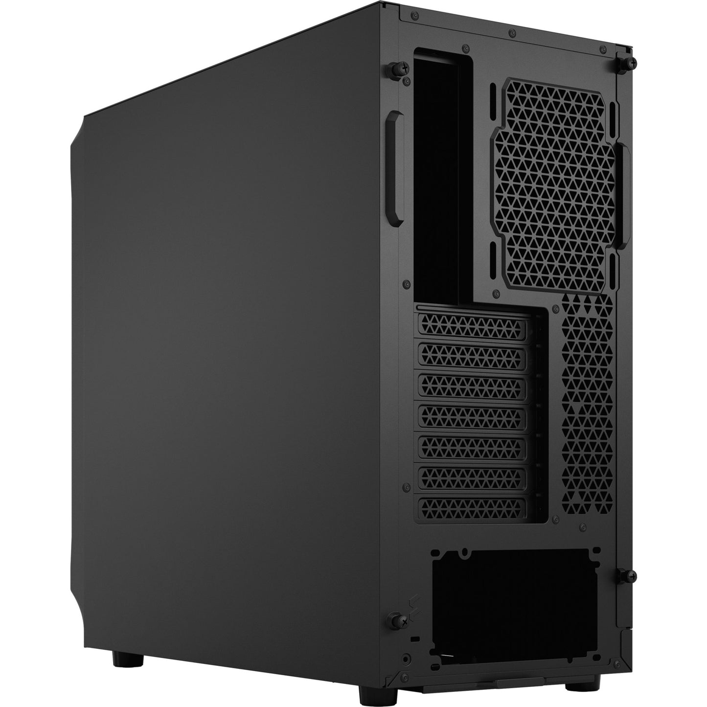 Fractal Design focus 2 black solid midi tower behuizing (zwart | 2x usb-a)