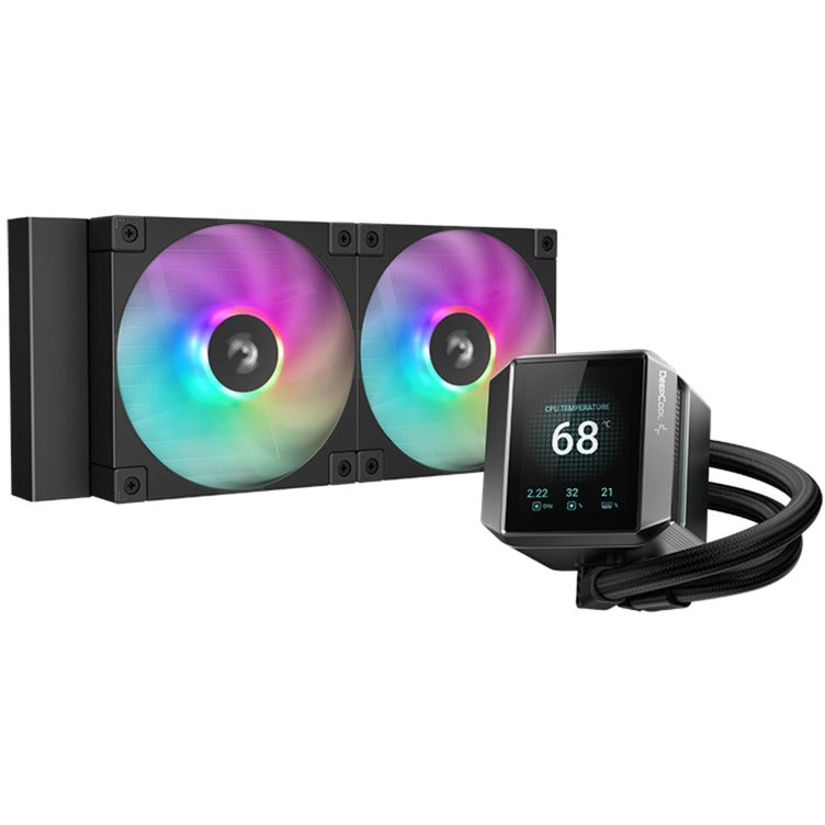 DeepCool mystique 240 argb waterkoeling (zwart, 4-pins pwm fan-connector)