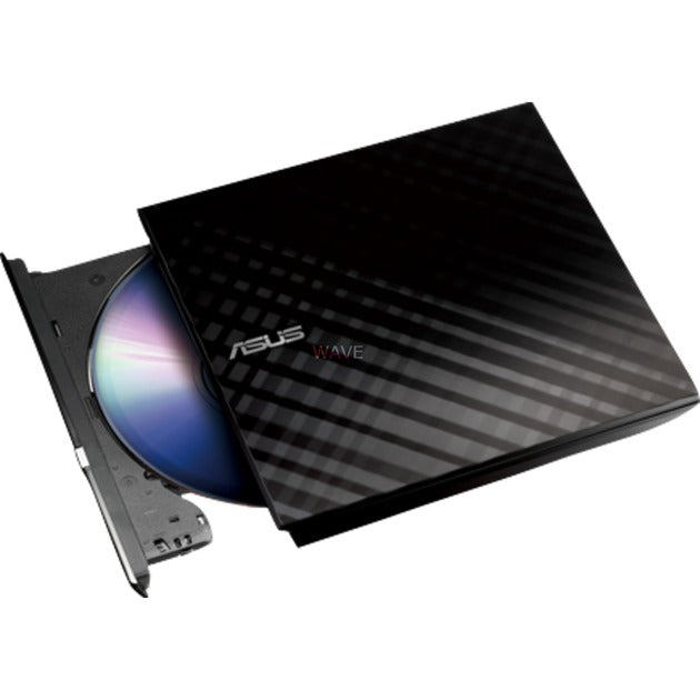 ASUS sdrw-08d2s-u lite externe dvd-brander (hoogglans zwart, m-disc, retail)