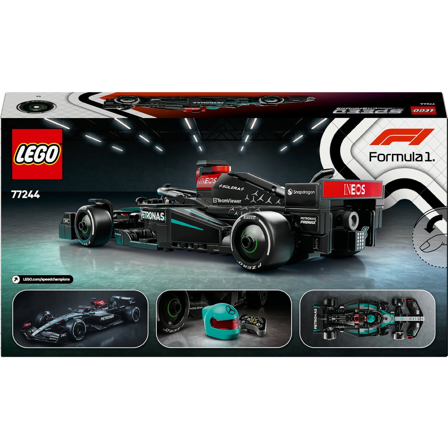LEGO speed champions 77244 mercedes-amg f1 w15 racewagen