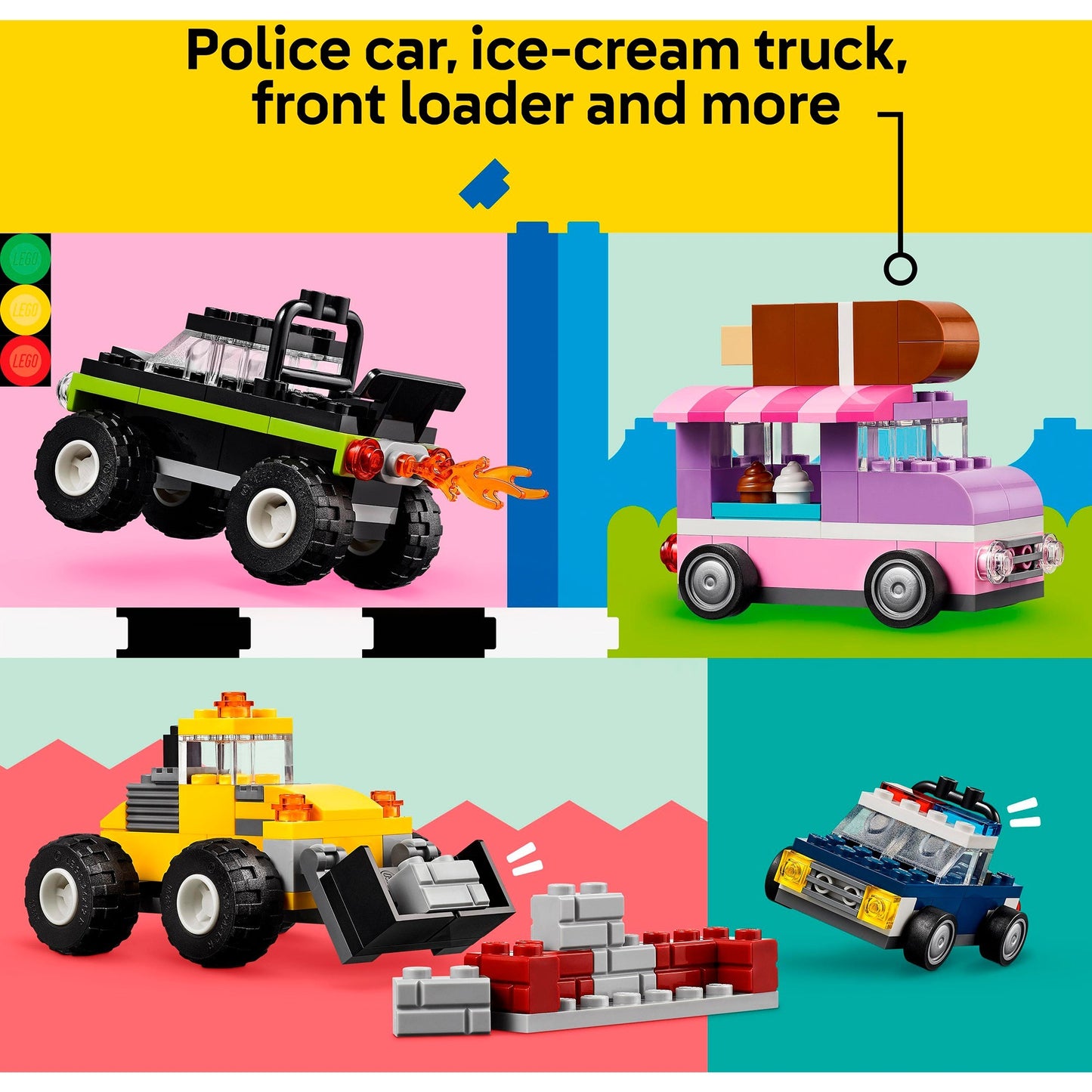 LEGO classic 11036 creatieve voertuigen