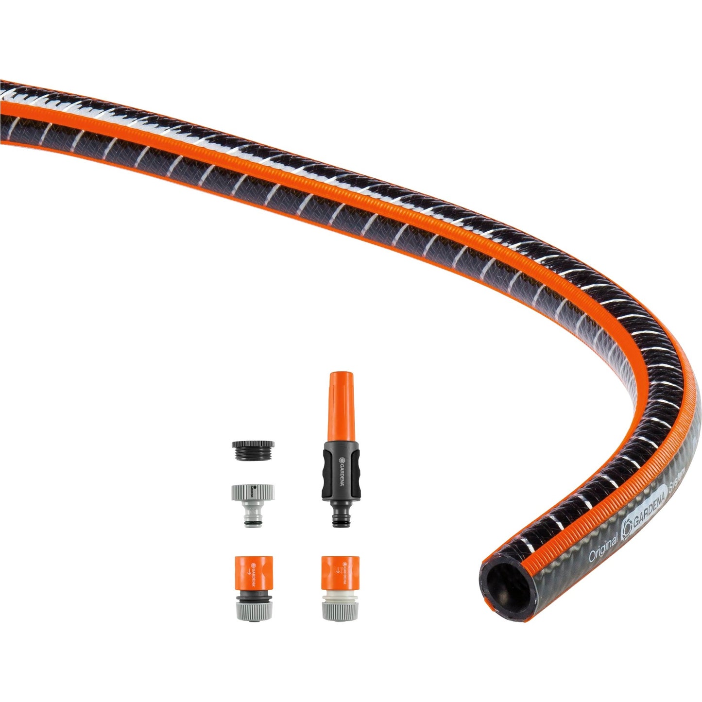 GARDENA comfort flex slang 13 mm (1 2 ) (zwart oranje, 18034-20, 20 m)