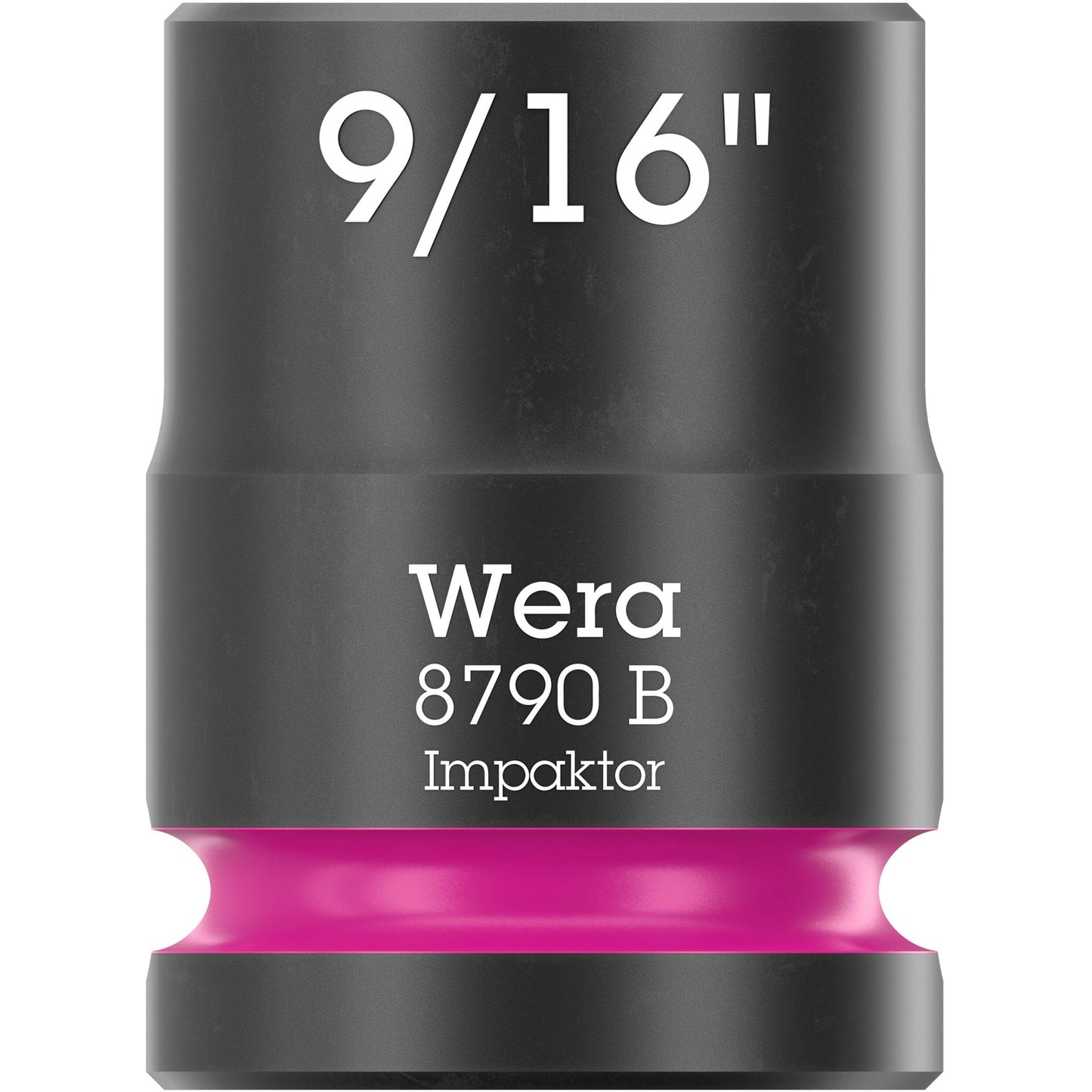 Wera 9608 dop-magneetstrip b impaktor imperial 1 dopsleutel (zwart groen, 9‑delig)