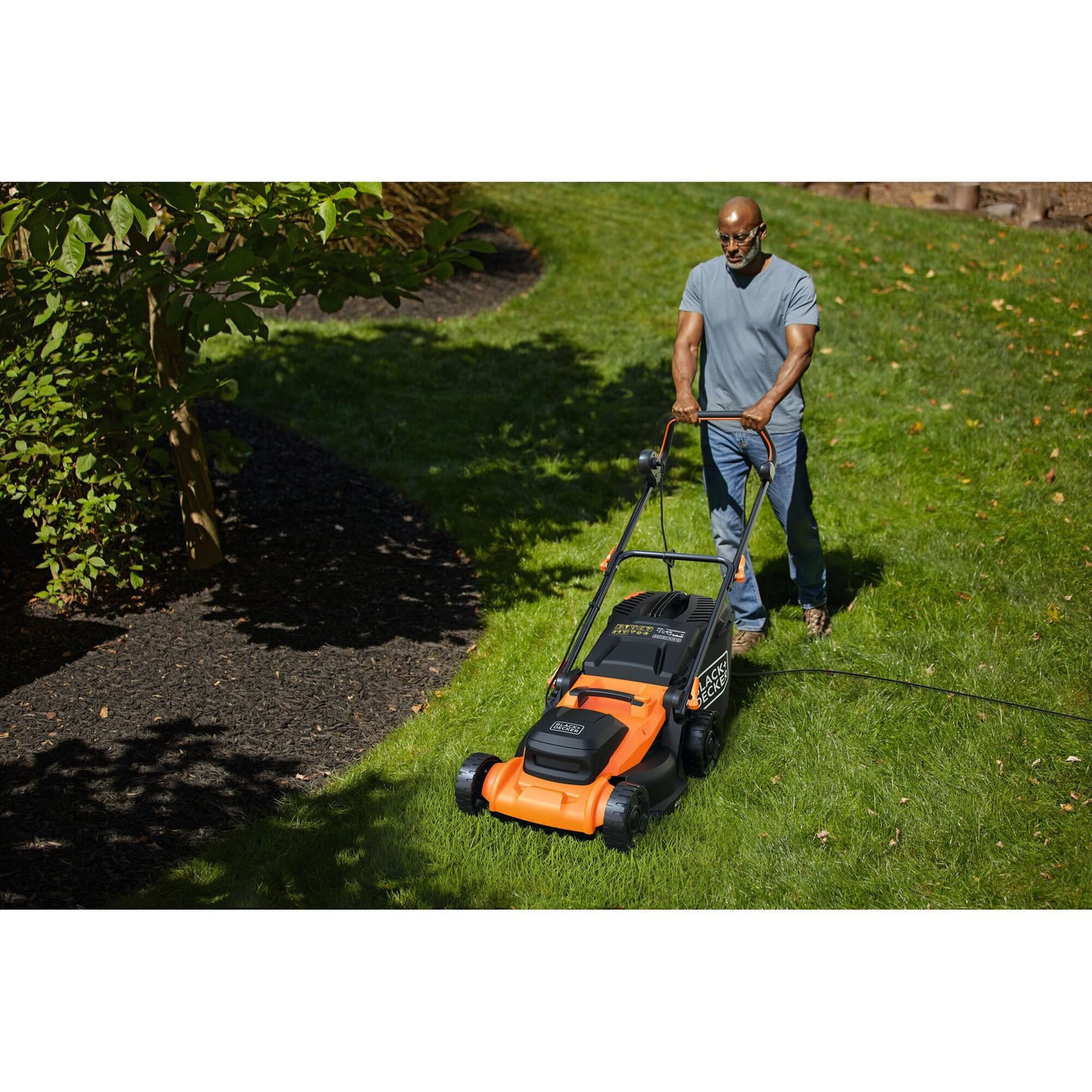 BLACK+DECKER bemwp400 grasmaaier (oranje zwart, 40cm, 1800w)