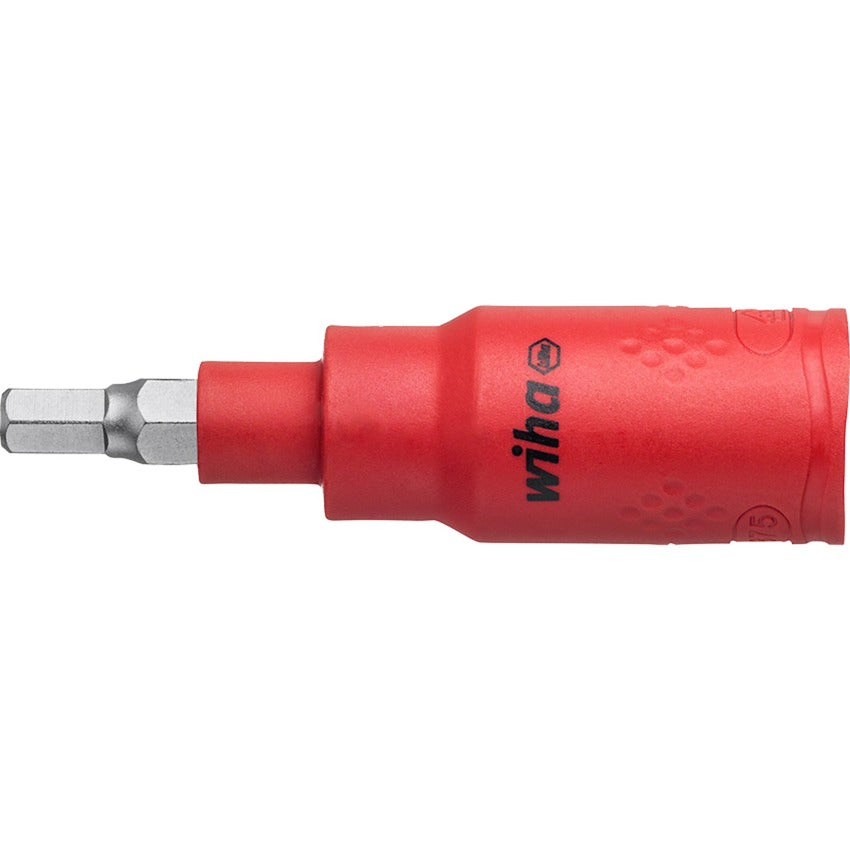 Wiha ratelsleutelset geïsoleerd 3 8 dopsleutel (rood geel, 20-delig in koffer)