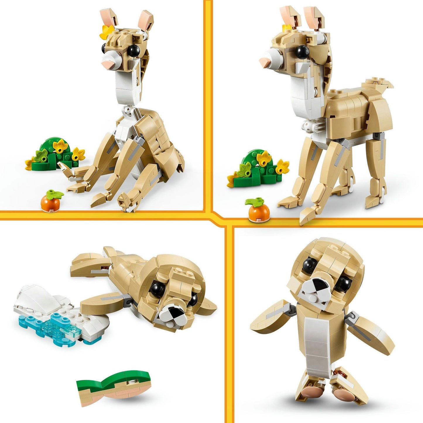 LEGO creator 31162 3in1 lief konijn