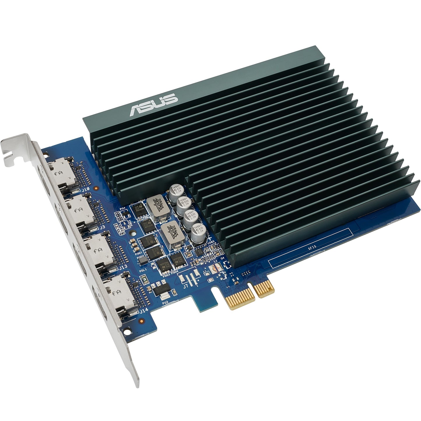 ASUS geforce gt730-4h-sl-2gd5 grafische kaart (4x hdmi)
