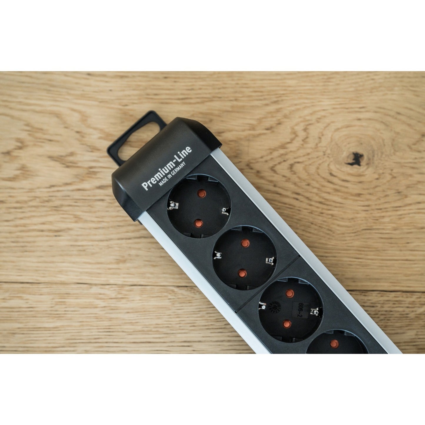 Brennenstuhl premium-alu-line stekkerdoos 10-voudig schakel stekkerdoos (zwart zilver)