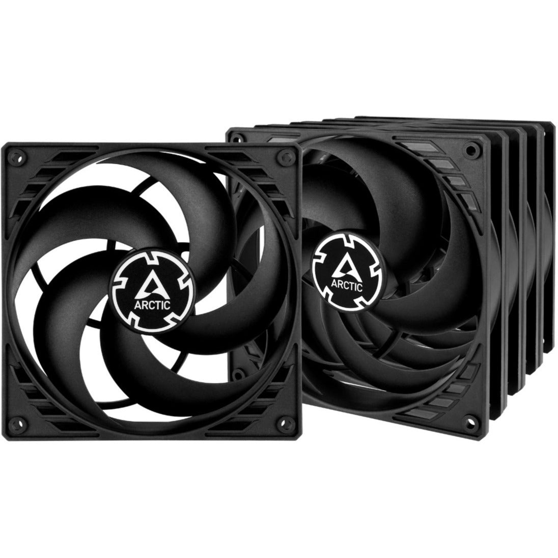 ARCTIC p14 value pack case fans (zwart, 5 stuks, 140 x 140 x 27 mm)